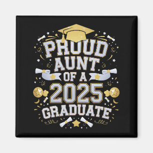 Stolt Faster Till En 2025 Års Utexaminerad Student Magnet