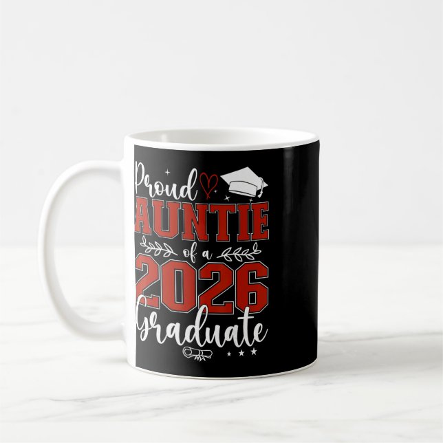 Stolt faster till en Cl 2026 examen senior examen Kaffemugg (Vänster)