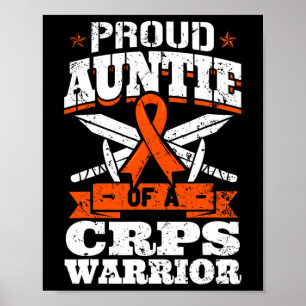 Stolt Faster Till En Crps Krigare Rsd Medvetenhet Poster