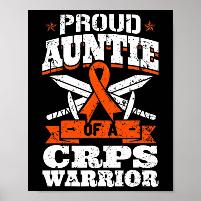 Stolt Faster Till En Crps Krigare Rsd Medvetenhet  Poster (Framsidan)