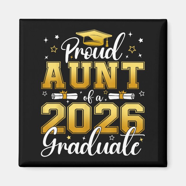 Stolt faster till en examenklass 2026 avgångselevS Magnet (Framsidan)