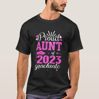 Stolt Faster Till En Klass Av 2023 Examensår Senio T Shirt