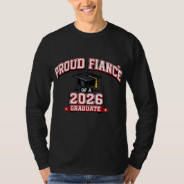 Stolt fästman till en 2026 års examen varsity t shirt