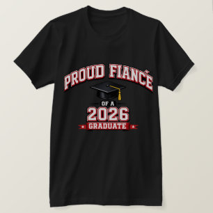 Stolt fästman till en 2026 varsity-examen t shirt