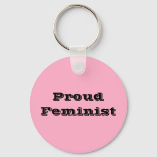 stolt feminist nyckelring