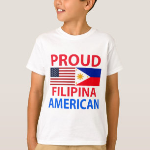 Stolt Filipinaamerikan Tee Shirt