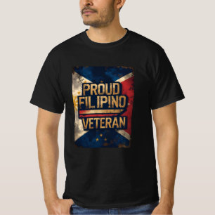 Stolt filippinsk veteran T-shirt - Pinoy stolthet