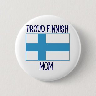 Stolt finlandssvensk mamma knapp