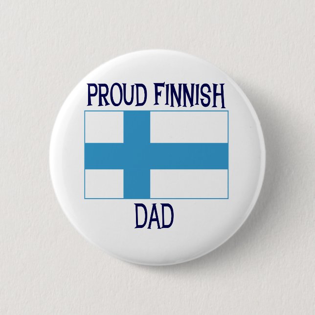 Stolt finlandssvensk pappa knapp (Framsida)