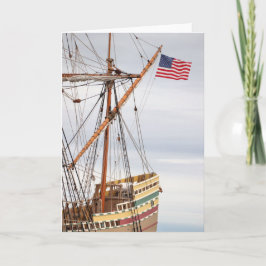 stolt fluga över Mayblomma II Kort