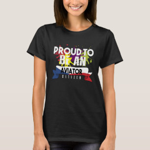 Stolt flygare medborgare Yrke karriär arbetare arb T Shirt