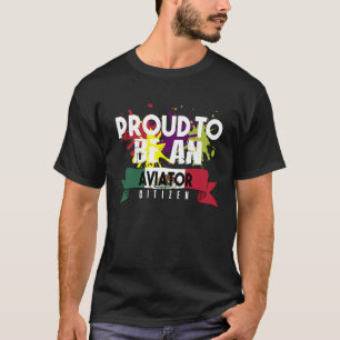 Stolt flygare medborgare Yrke karriär arbetare arb T Shirt