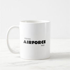 Stolt flygvapenfru kaffemugg