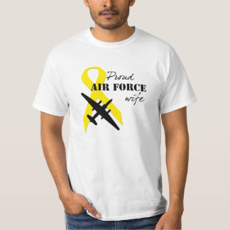 Stolt flygvapenfru t-shirt