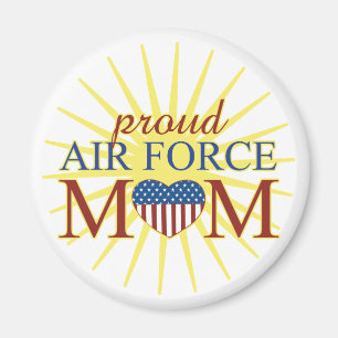 Stolt flygvapenmamma magnet