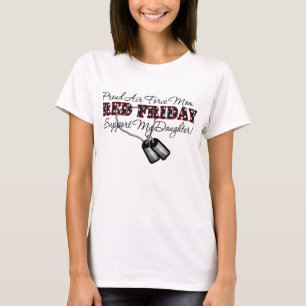 Stolt flygvapenmamma (stötta min dotter), tee shirt