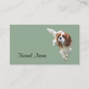 Stolt för Spanielavelsdjur för kung Charles bil Visitkort