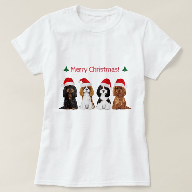 Stolt för Spanielhelgdag för kung Charles T-tröja T Shirt (Design framsida)
