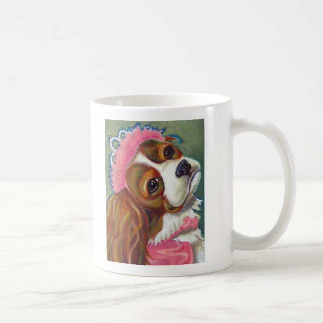 Stolt för Spanielhund för kung Charles Princess Kaffemugg (Höger)
