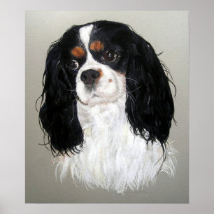 Stolt för Spanielhund för kung Charles tryck fö