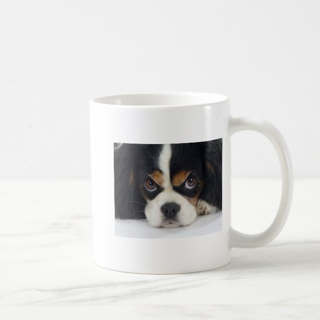 Stolt för Spanielkaffe för kung Charles Tri-Färg Kaffemugg (Höger)