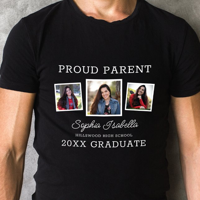 stolt förälder av ett foto Studenten i Student TRE T Shirt (Skapare uppladdad)