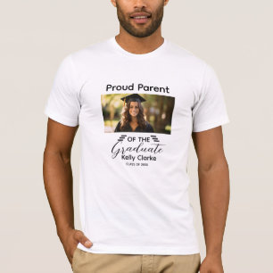 Stolt Förälder Examen Tröja - Foto T-shirt Mamma P