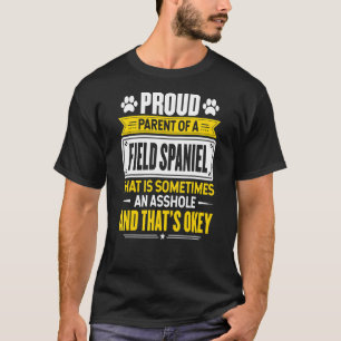 stolt förälder i Fält, Spaniens Hundägare Mamma Pa T Shirt