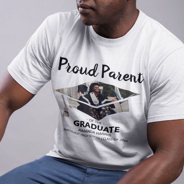 stolt förälder i Student | Foto T-Shirt (Skapare uppladdad)