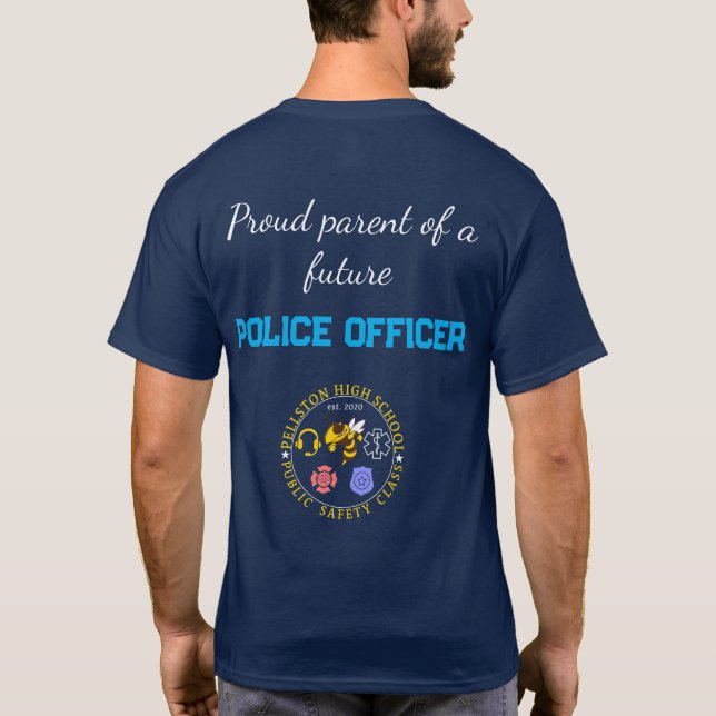 Stolt Förälder - Law Enforcement T Shirt (Baksida)
