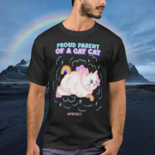 Stolt Förälder Till En Homsexuell Katt T Shirt