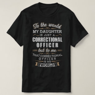 stolt förälder till en kvinnlig korrektionsförrätt t shirt