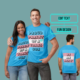 stolt förälder till en Trans Son T Shirt
