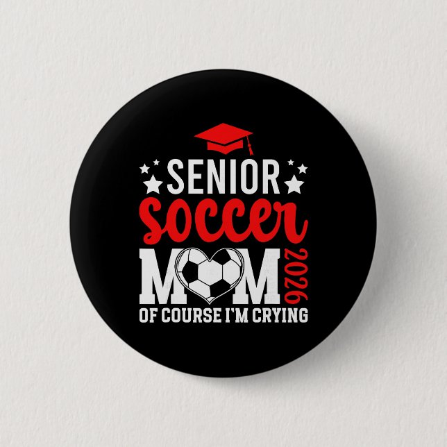 Stolt fotboll senior mamma 2026 fotboll senior mor knapp (Framsida)