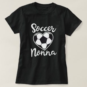 Stolt fotbollNonna kvinna modig gåva för dag T Shirt