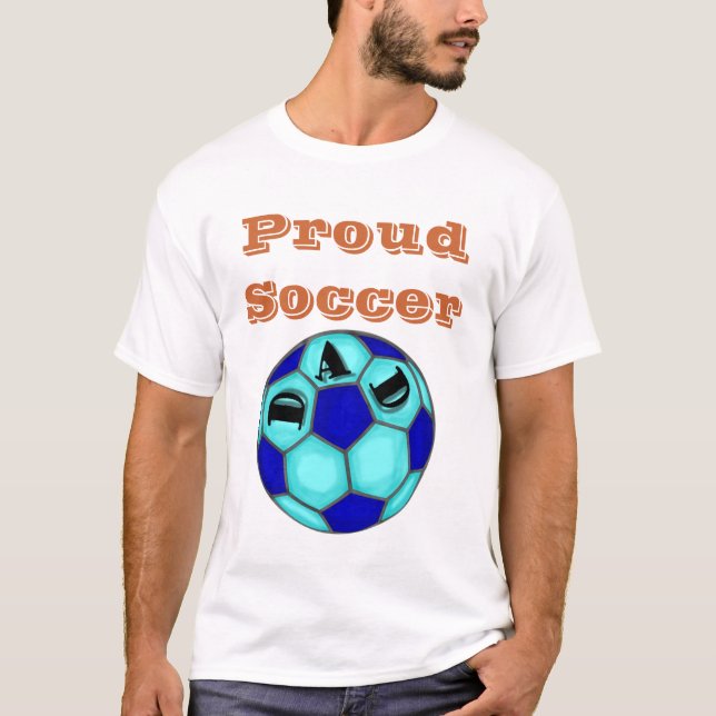 Stolt fotbollpappatank t-shirt (Framsida)