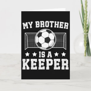 Stolt fotbollsmålvakt Bror till en fotbollsmålvakt Kort
