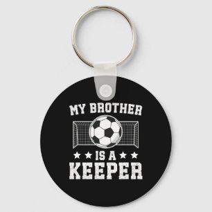 Stolt fotbollsmålvakt Bror till en fotbollsmålvakt Nyckelring