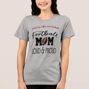 Stolt fotbollsmamma matchdag t shirt