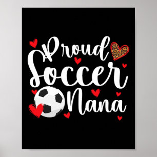 Stolt fotbollsmormor till en fotbollsspelande morm poster