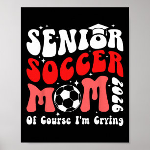 Stolt fotbollssenior mamma 2026 fotbollssenior mor poster
