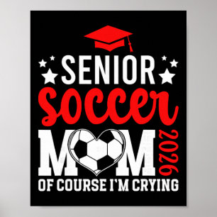 Stolt fotbollssenior mamma 2026 fotbollssenior mor poster