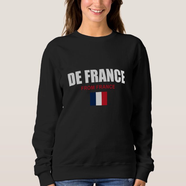 stolt från Frankrike Illustration Novelty Graphic  T Shirt (Framsida)