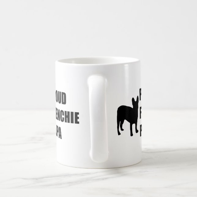 Stolt Frenchie pappa Kaffemugg (Handtag)