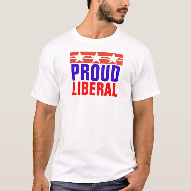 Stolt frisinnad T-tröja Tee Shirt (Framsida)