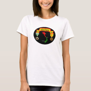 Stolt fru av en Vietnam veteranskjorta T Shirt
