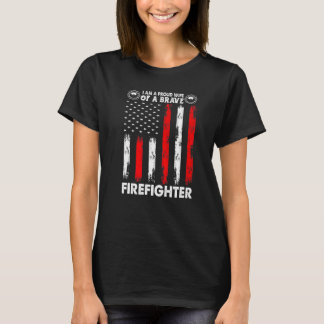 Stolt fru till en brandman t shirt