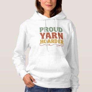 Stolt garnsamlares roliga stickning  t shirt
