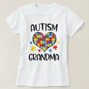 Stolt gåva för sonson för Autismmormormedvetenh T Shirt