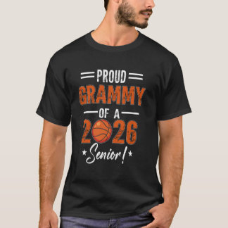 Stolt GRAMMY för 2026 Senior Basket Student Examen T Shirt